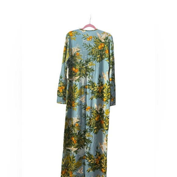 RARE REFORMATION Tommie Knit Dress Villa Livia Blue Women’s Size XL - Picture 7 of 11